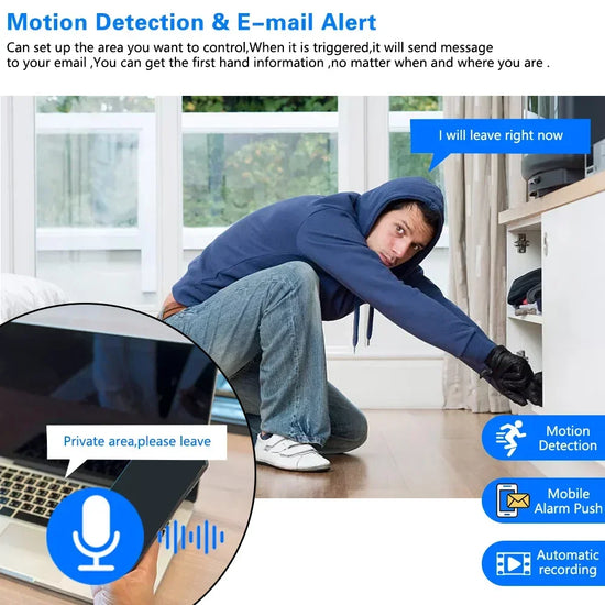 Caméra détecteur de mouvement - Sentinelle Sécurité Nocturne
