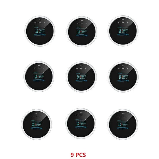 Détecteur de fumée - Tactile - 9 PCS