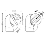 Détecteur de mouvement 180°