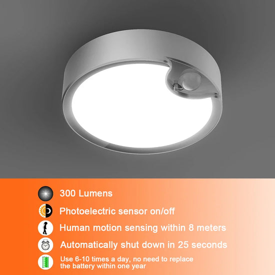 Lampe détecteur de mouvement - Éclairage Proactif