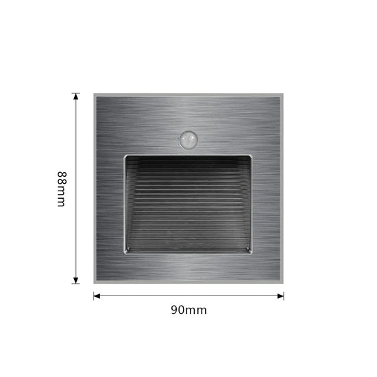 Lampe détecteur de mouvement - Lumière Protectrice - Gris