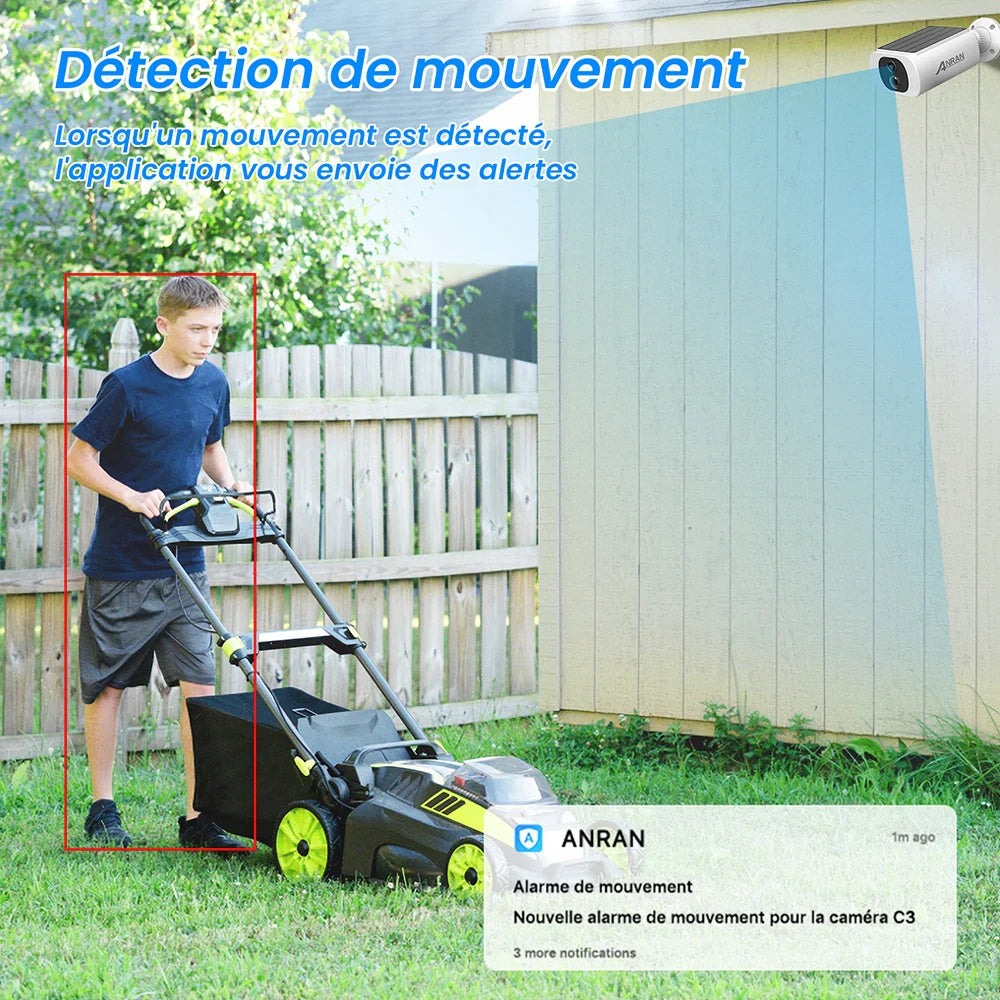 Caméra détecteur de mouvement - Vision Sécurisée