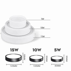 Lampe détecteur de mouvement - Ronde 10/15 Watts