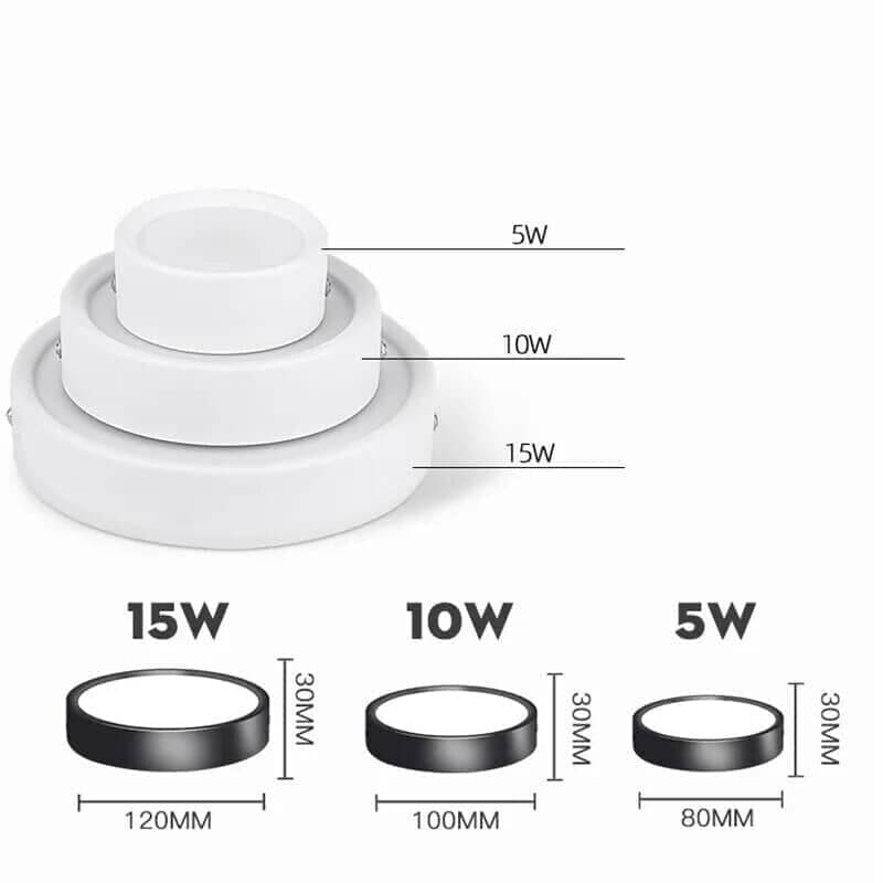 Lampe détecteur de mouvement - Ronde 10/15 Watts