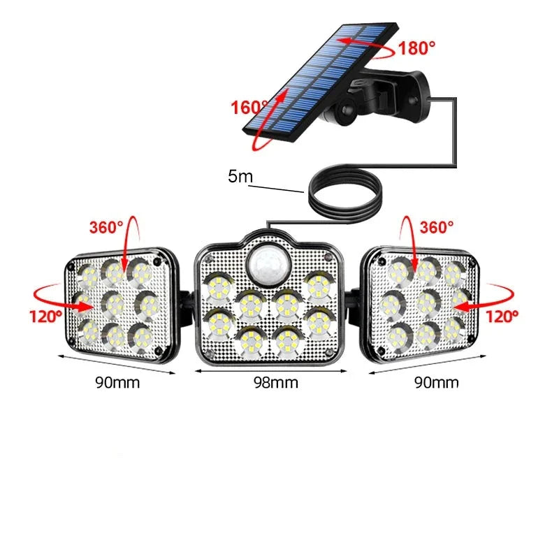 Lampe extérieur détecteur de mouvement - Veilleuse