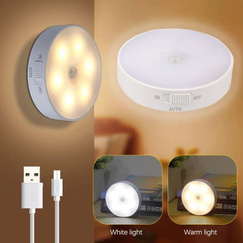 Lampe led ronde détecteur automatique